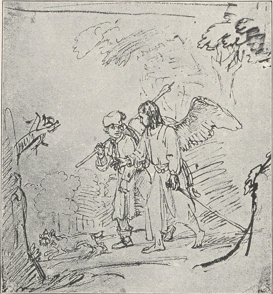 An illustration from Rembrandt, 1911, leaf 83