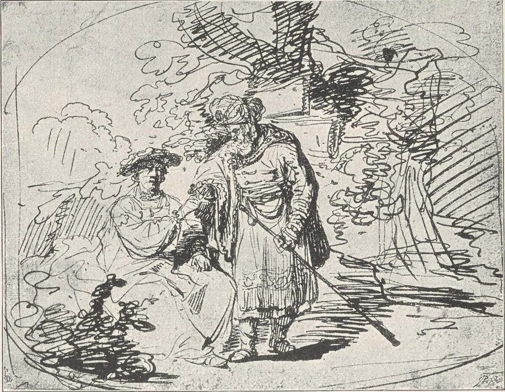 An illustration from Rembrandt, 1911, leaf 89