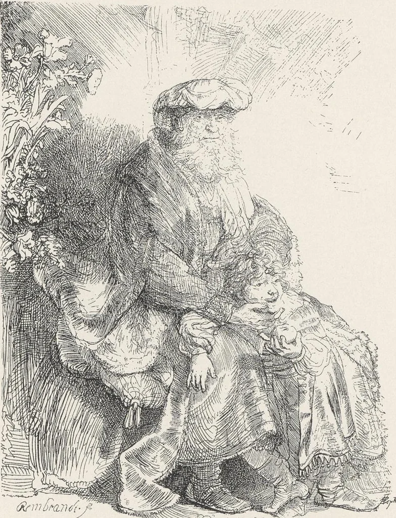 An illustration from Rembrandt, 1911, leaf 94