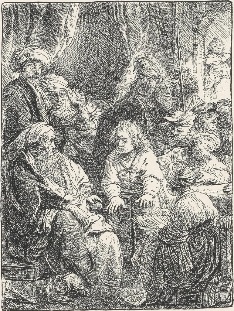 An illustration from Rembrandt, 1911, leaf 95