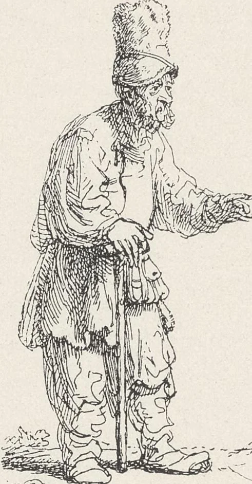 An illustration from Rembrandt, 1911, leaf 99