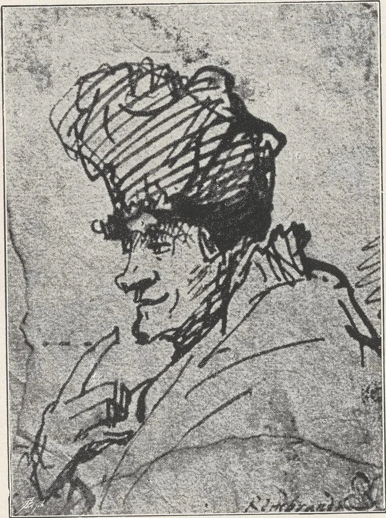 An illustration from Rembrandt, 1911, leaf 99