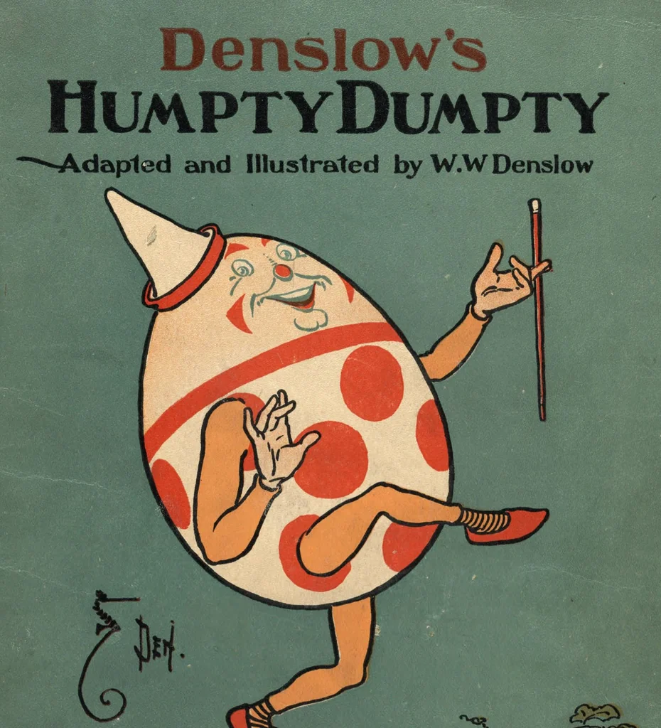 An illustration from Denslow's Humpty Dumpty, 1903, leaf 1