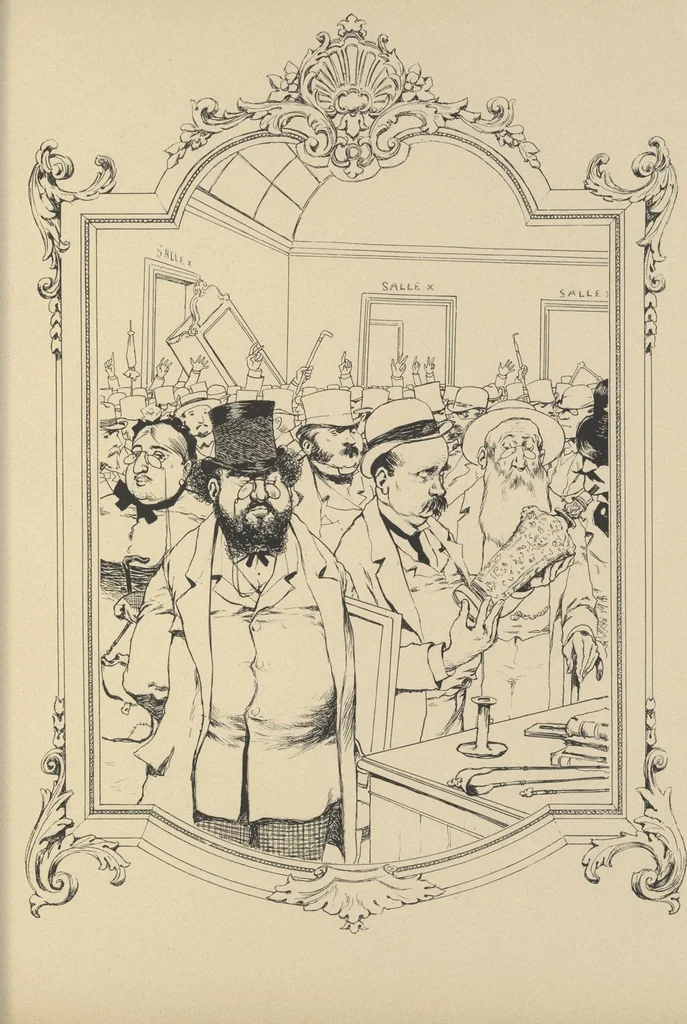 An illustration from Mémoires d'une glace : album absolument inédit, 1894, leaf 106