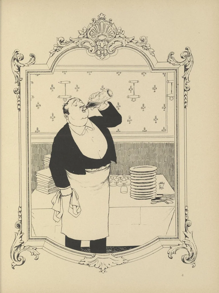 An illustration from Mémoires d'une glace : album absolument inédit, 1894, leaf 124