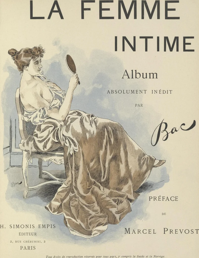An illustration from Mémoires d'une glace : album absolument inédit, 1894, leaf 18