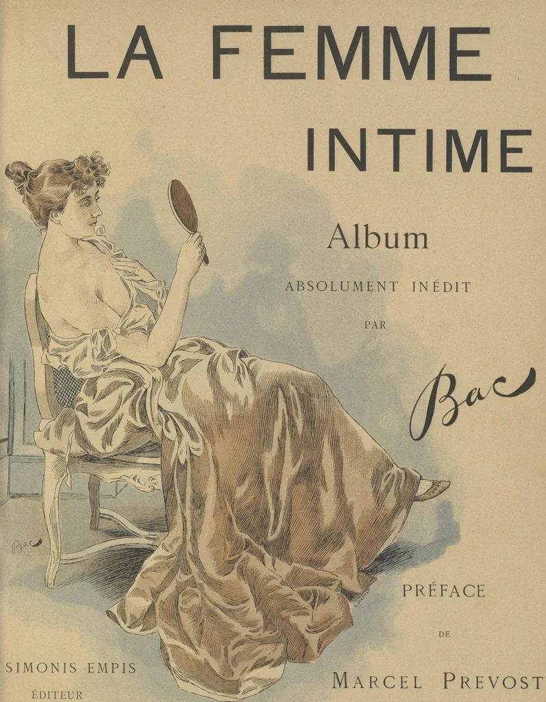 An illustration from Mémoires d'une glace : album absolument inédit, 1894, leaf 8