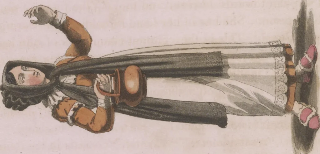 An illustration from Sketches illustrative of the manners and costumes of France, Switzerland, and Italy, 1821, leaf 118