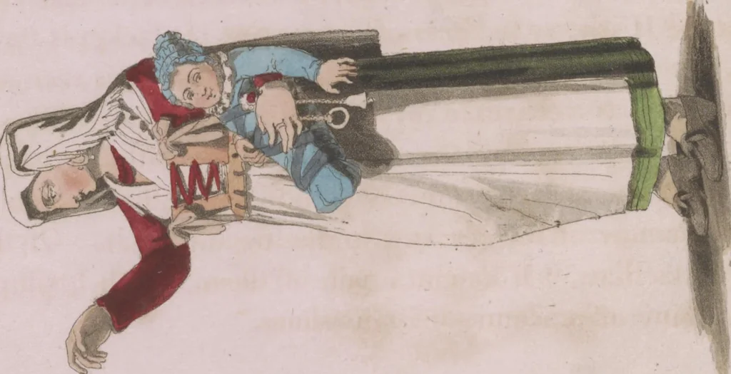 An illustration from Sketches illustrative of the manners and costumes of France, Switzerland, and Italy, 1821, leaf 118