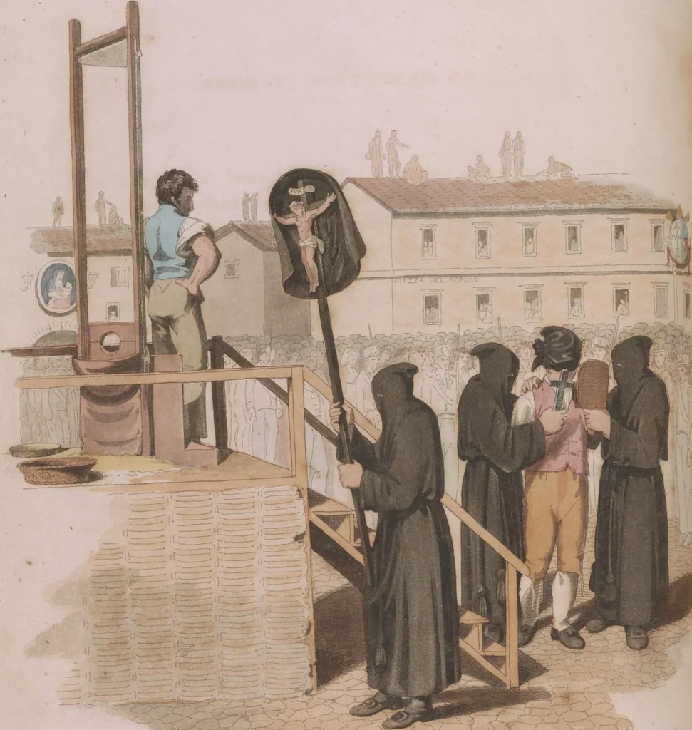 An illustration from Sketches illustrative of the manners and costumes of France, Switzerland, and Italy, 1821, leaf 122