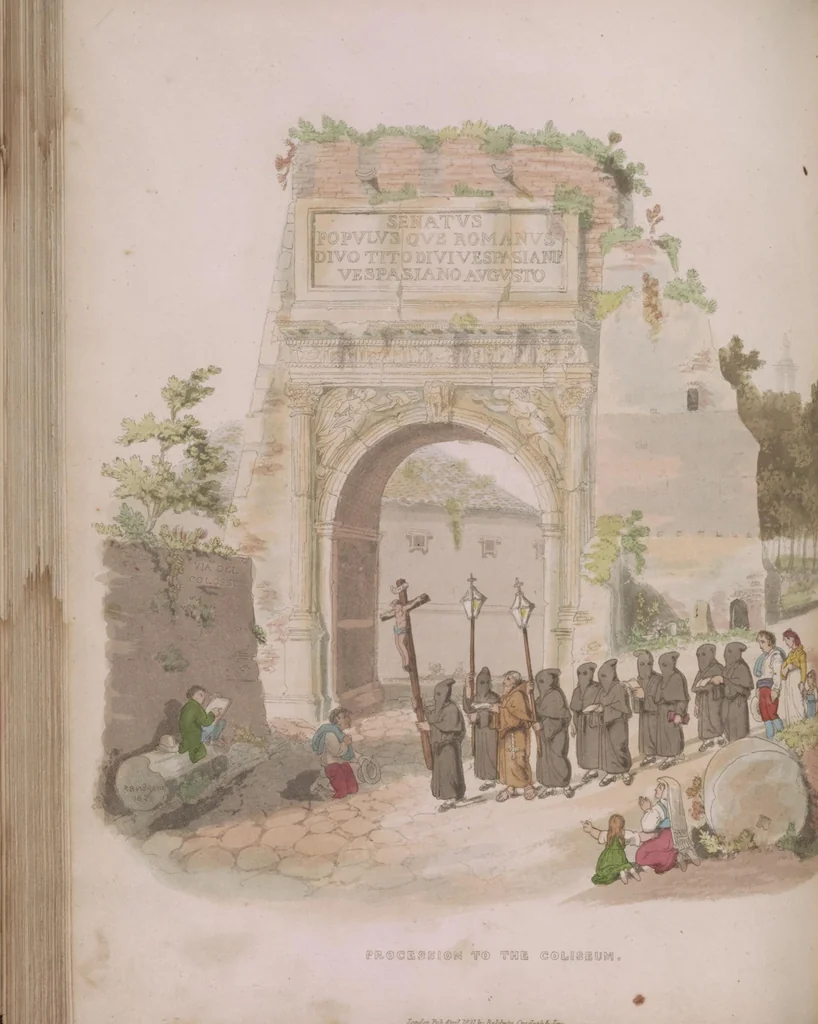 An illustration from Sketches illustrative of the manners and costumes of France, Switzerland, and Italy, 1821, leaf 158
