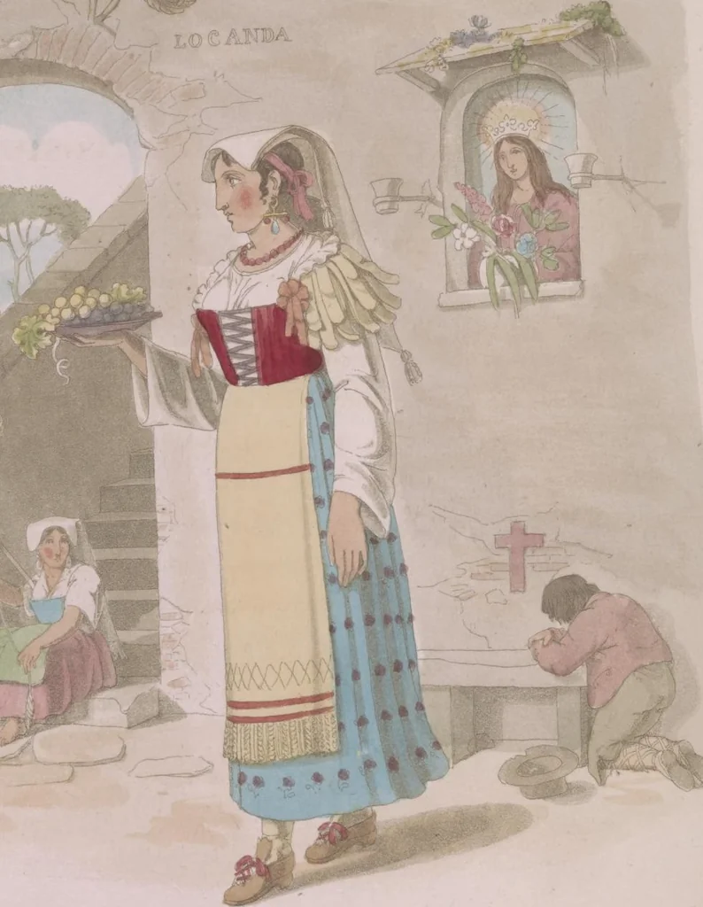 An illustration from Sketches illustrative of the manners and costumes of France, Switzerland, and Italy, 1821, leaf 170
