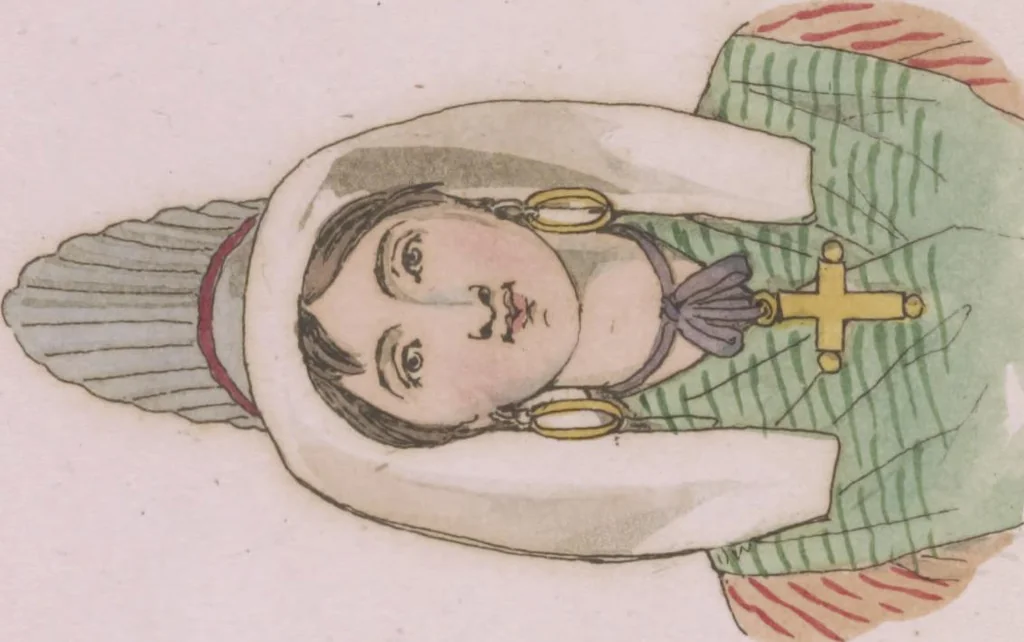 An illustration from Sketches illustrative of the manners and costumes of France, Switzerland, and Italy, 1821, leaf 174