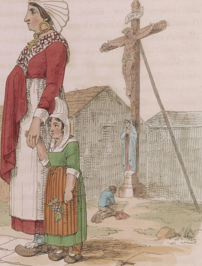 An illustration from Sketches illustrative of the manners and costumes of France, Switzerland, and Italy, 1821, leaf 24