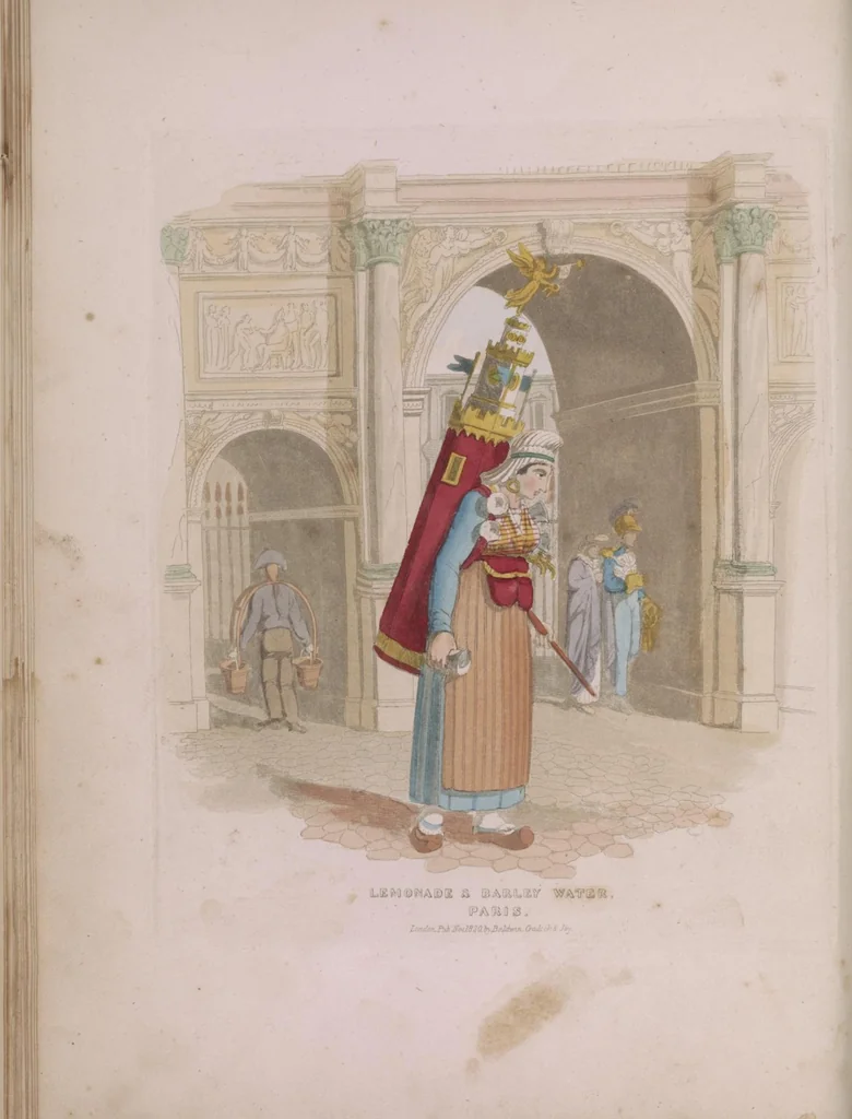 An illustration from Sketches illustrative of the manners and costumes of France, Switzerland, and Italy, 1821, leaf 36