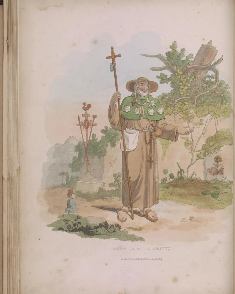 An illustration from Sketches illustrative of the manners and costumes of France, Switzerland, and Italy, 1821, leaf 60