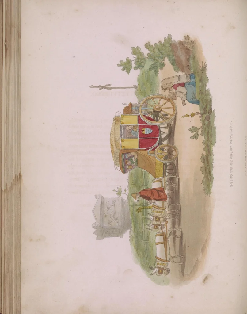 An illustration from Sketches illustrative of the manners and costumes of France, Switzerland, and Italy, 1821, leaf 86