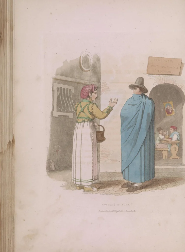 An illustration from Sketches illustrative of the manners and costumes of France, Switzerland, and Italy, 1821, leaf 90