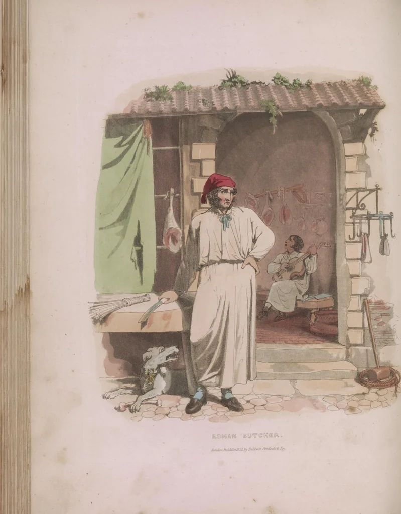 An illustration from Sketches illustrative of the manners and costumes of France, Switzerland, and Italy, 1821, leaf 94