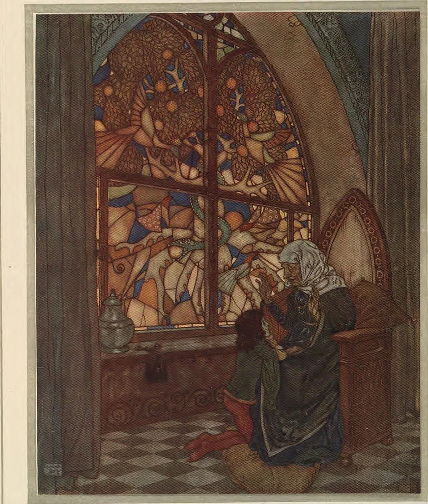 An illustration from Stories from Hans Andersen, 1911, leaf 131