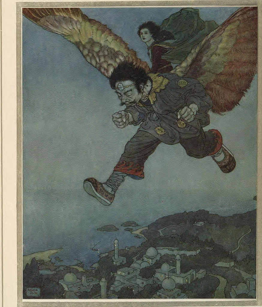 An illustration from Stories from Hans Andersen, 1911, leaf 145