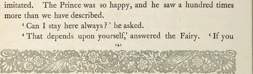 An illustration from Stories from Hans Andersen, 1911, leaf 155