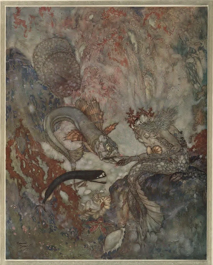 An illustration from Stories from Hans Andersen, 1911, leaf 169