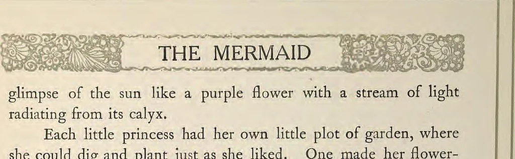 An illustration from Stories from Hans Andersen, 1911, leaf 171