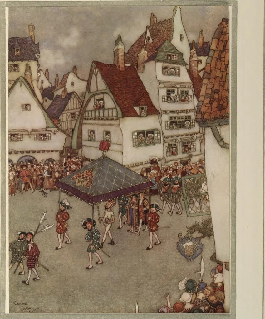 An illustration from Stories from Hans Andersen, 1911, leaf 229