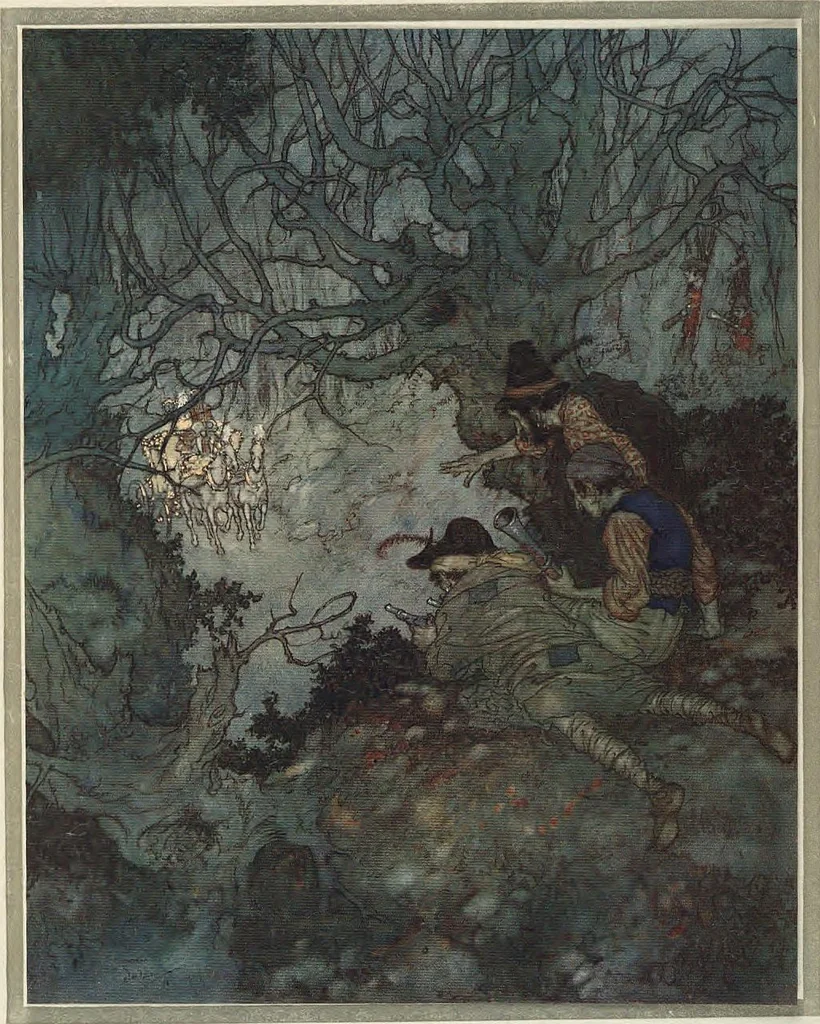 An illustration from Stories from Hans Andersen, 1911, leaf 65