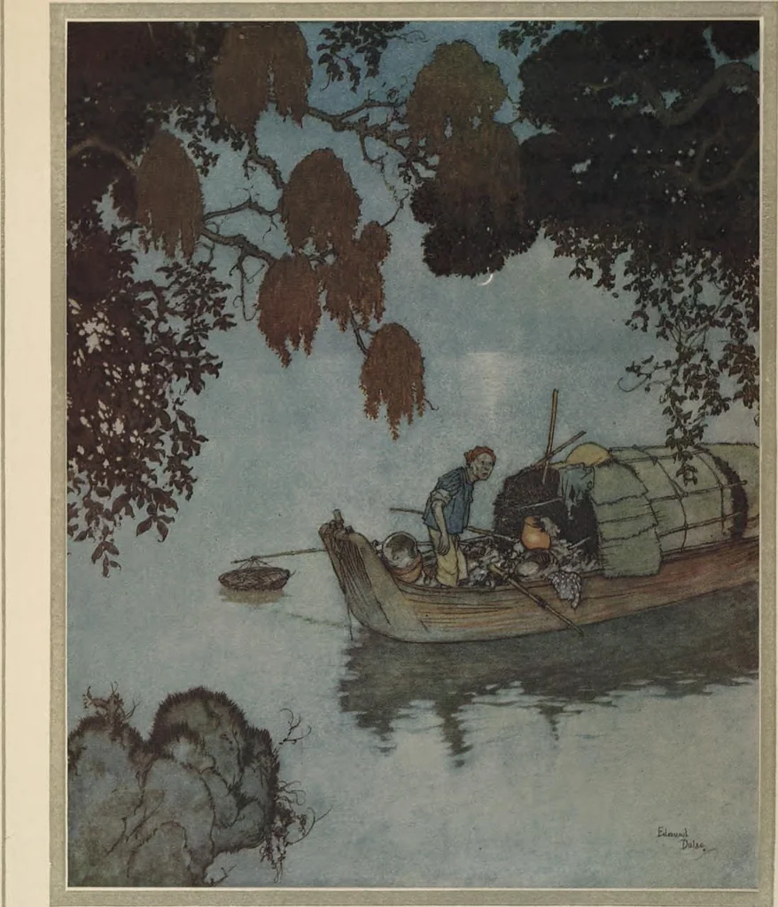 An illustration from Stories from Hans Andersen, 1911, leaf 95