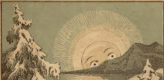 An illustration from King Winter, 1859, leaf 10