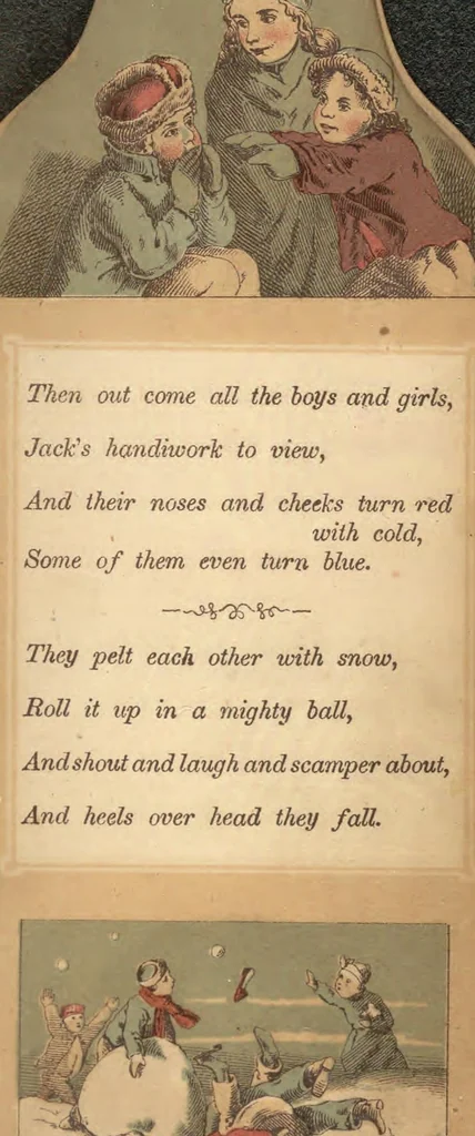 An illustration from King Winter, 1859, leaf 11