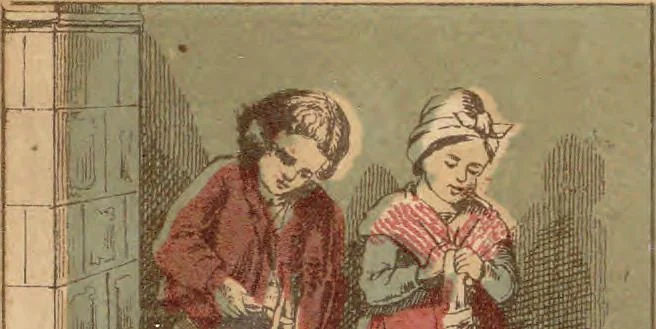 An illustration from King Winter, 1859, leaf 4