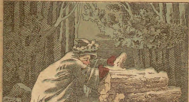 An illustration from King Winter, 1859, leaf 6