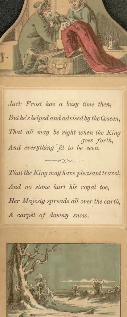 An illustration from King Winter, 1859, leaf 8