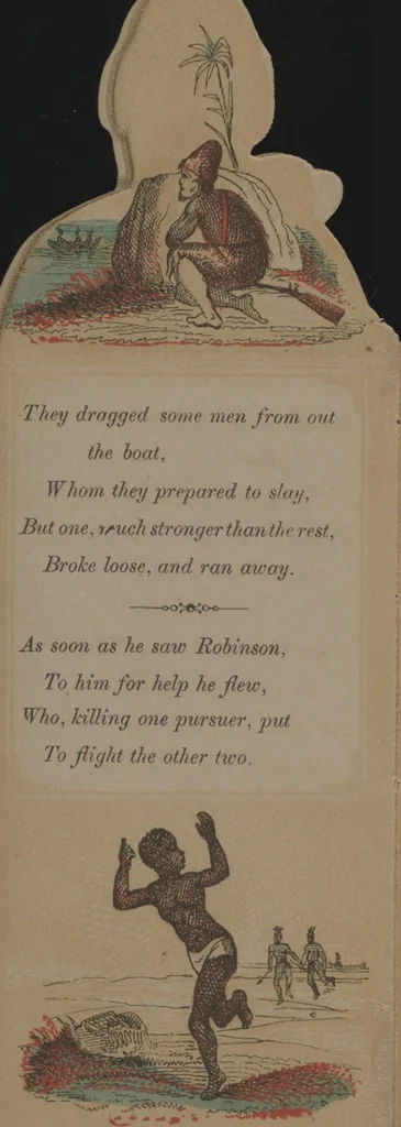 An illustration from Robinson Crusoe, 1864, leaf 12