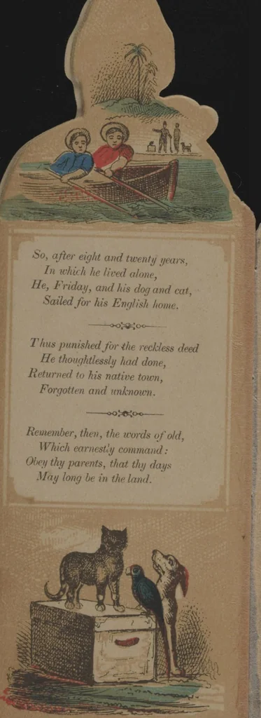 An illustration from Robinson Crusoe, 1864, leaf 16