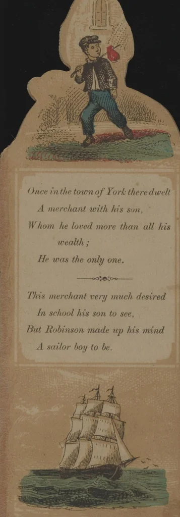 An illustration from Robinson Crusoe, 1864, leaf 3