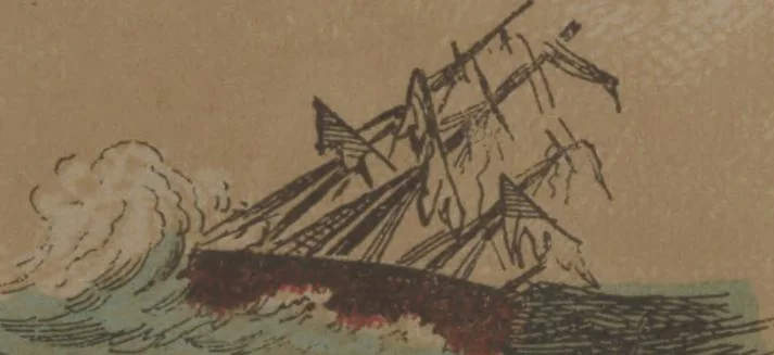 An illustration from Robinson Crusoe, 1864, leaf 4