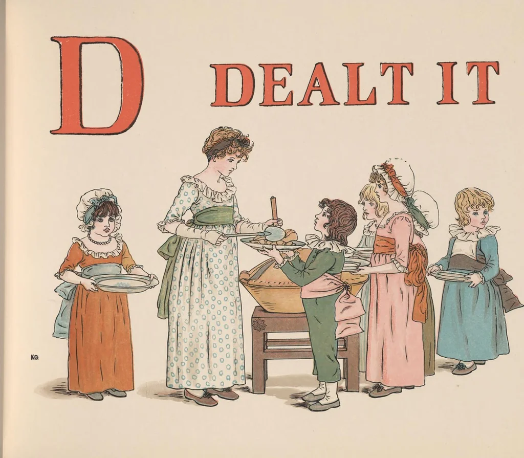 An illustration from A apple pie, 1900, leaf 15