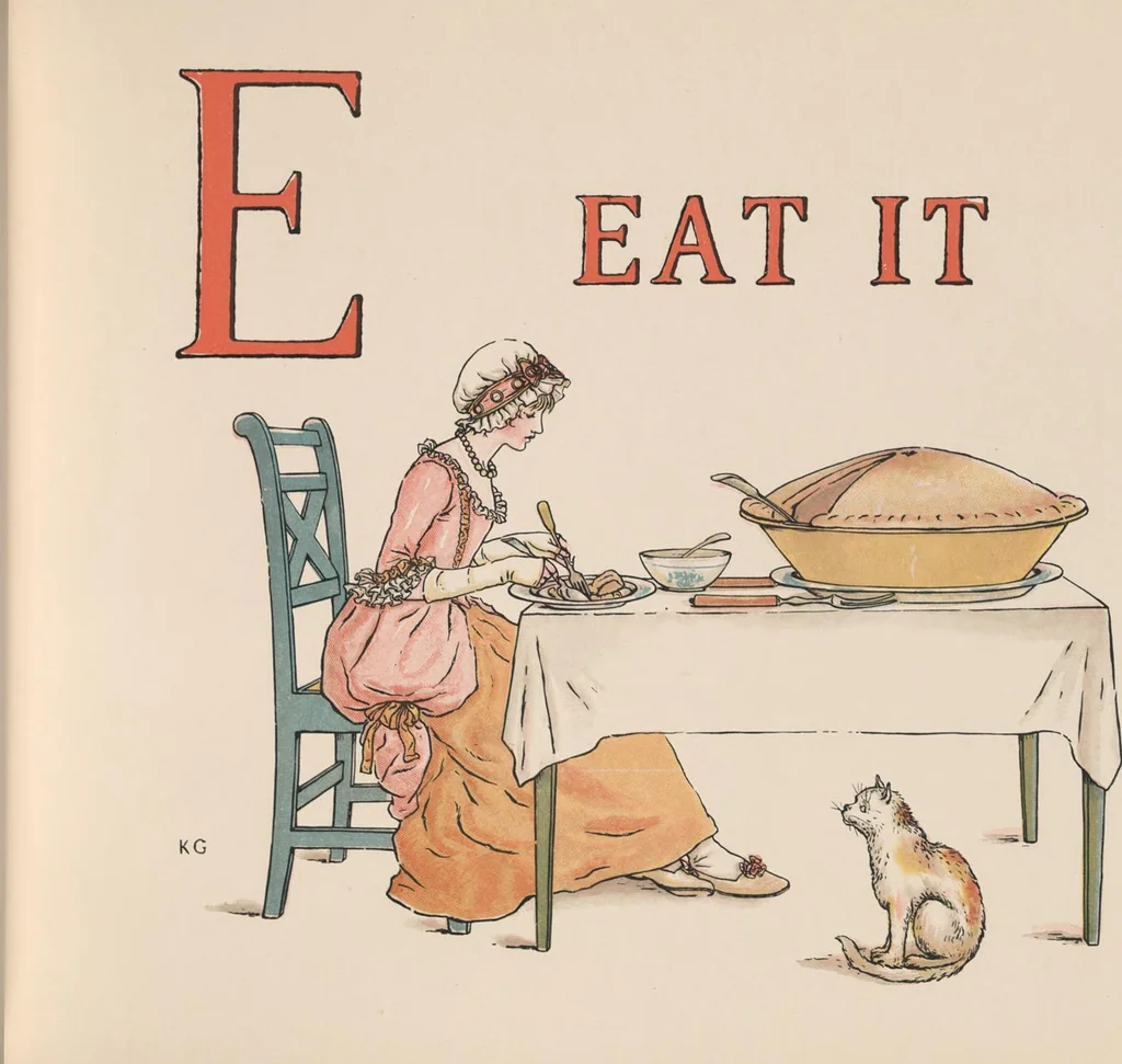 An illustration from A apple pie, 1900, leaf 17