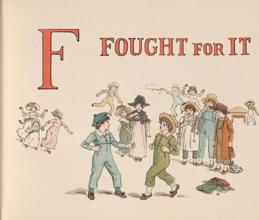 An illustration from A apple pie, 1900, leaf 19
