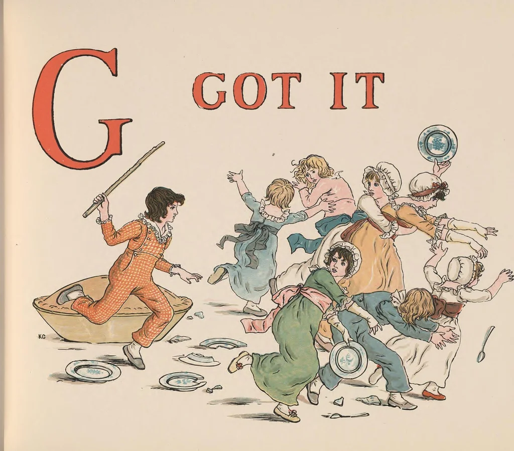 An illustration from A apple pie, 1900, leaf 21