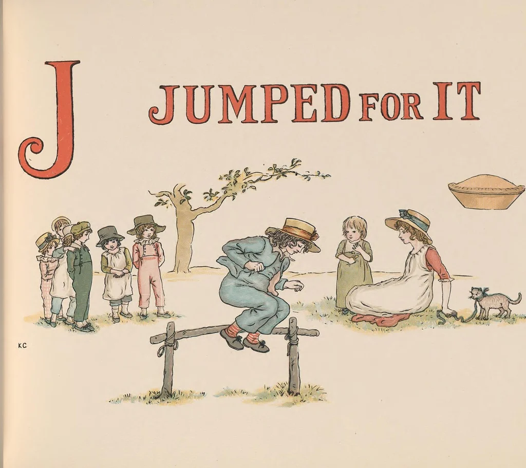 An illustration from A apple pie, 1900, leaf 25