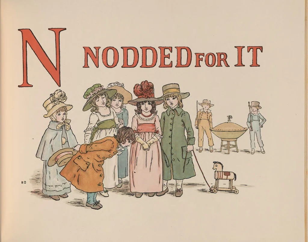 An illustration from A apple pie, 1900, leaf 33