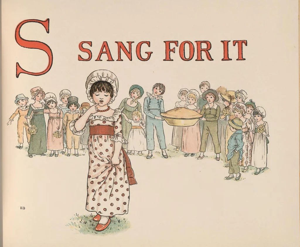 An illustration from A apple pie, 1900, leaf 43