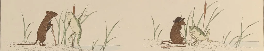 An illustration from Fables choisies pour les enfants et illustrées par B. de Monvel, 1888, leaf 30