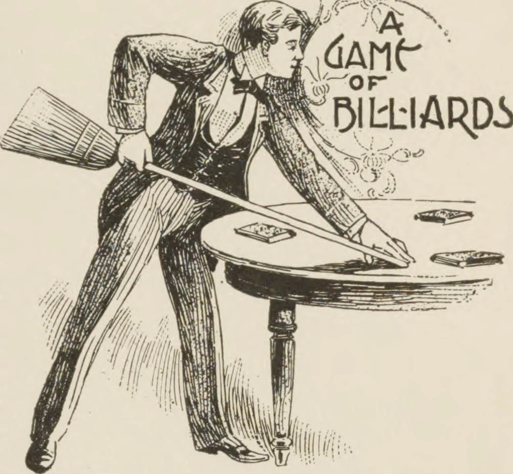 An illustration from Prof. L.A. Harraden's complete mail course of twenty illustrated lessons in hypnotism, 1899, leaf 12