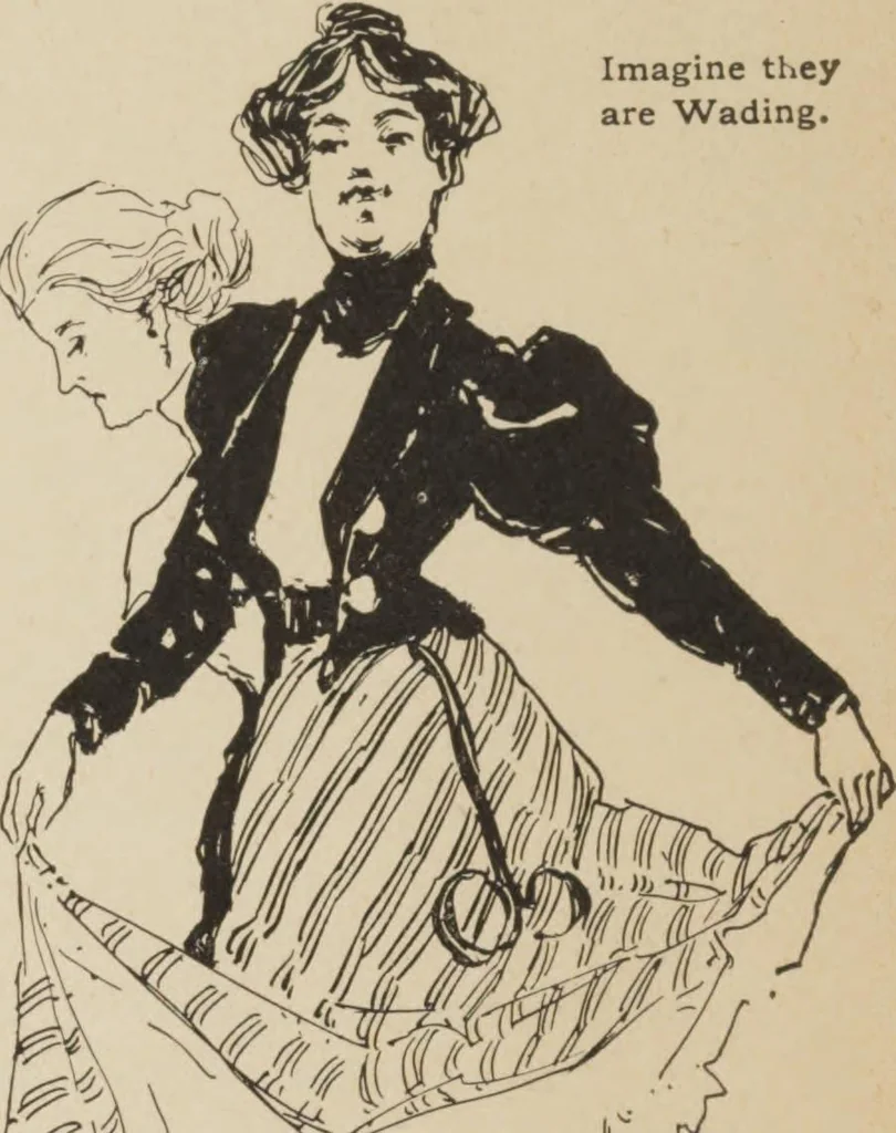 An illustration from Prof. L.A. Harraden's complete mail course of twenty illustrated lessons in hypnotism, 1899, leaf 17